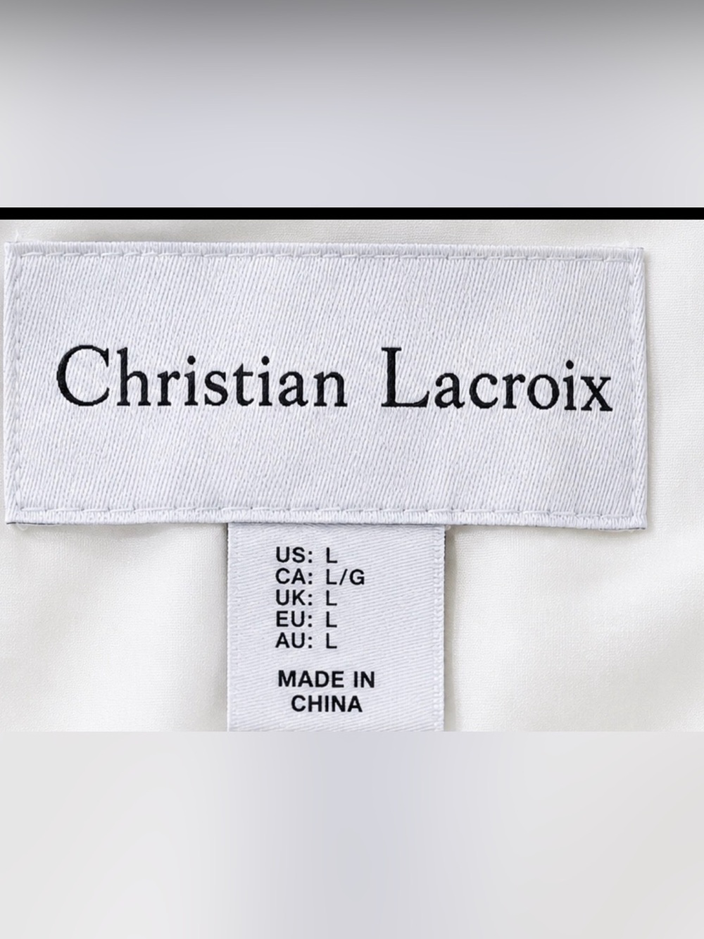Christian Lacroix Tailored White Vest Gold Button Statement Piece Size Large - Picture 5 of 7